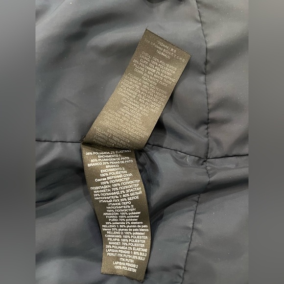 Tory Burch Embrace Ambition Down Navy Puffer Jacket Size S Small - Picture 8 of 9